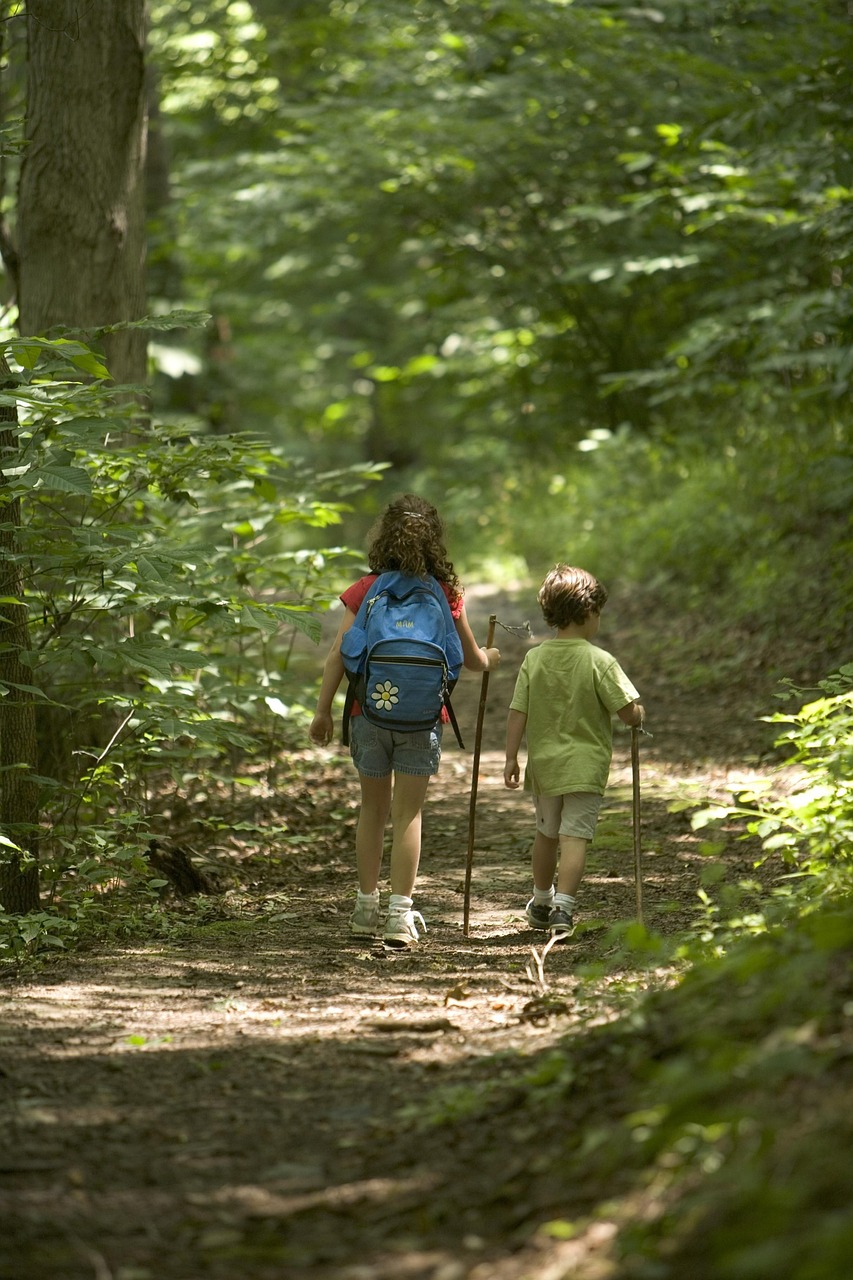 Bösel - Familien mit Kindern auf Entdeckertour durch den Wald