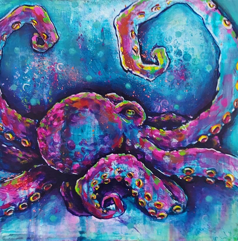 Bösel - Acrylmalerei „Oktopus“ für Fortgeschrittene - Art Date auf dem Geschken Hof